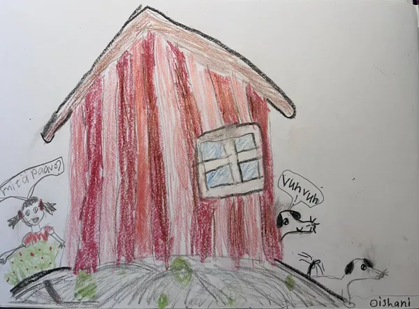 Red house, Oishani Mitra