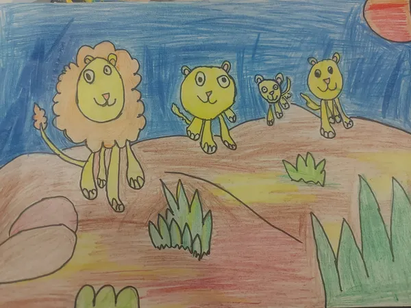 Lion Family, Rylie Chakraborty